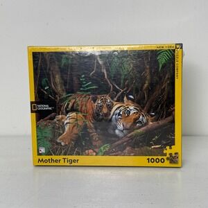 National Geographic Mother Tiger 1000 Piece Puzzle New York‎ Puzzle Company